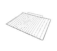 Whirlpool Grille de four d'origine 479 x 365 mm