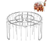 Grille De Four - De Brochettes Pour Friteuse À Air,Brochette De Grillade En Acier Inoxydable Résistant À La Chaleur Anti-Rouille Réutilisable Antiadhésif Pour Pique-Nique Maïs Légumes