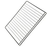 Grille de four d'origine 422X349 mm Four cuisinière (3546595020 8583546595023 CURTISS ELECTROLUX ESSENTIEL B FAURE IKEA IKEA ELECTROLUX LEONARD PROGRESS ZANKER ZANUSSI ZOPPAS)