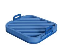 Grille de four en silicone - Grille à rôtir en silicone, plateaux de cuisson pour friteuse à air, plaque de cuisson avec évacuation d'huile, grilles de cuisson en silicone pour four, cuisine, barbecue