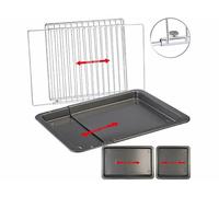 Grille de four et plaque de cuisson universelles extensibles [Rosenstein & Söhne]