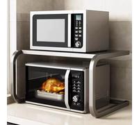 Grille de four extensible à 2 niveaux réglable en métal pour cuisine étagère de cuisson en acier au carbone pour grille-pain sur pied pour imprimante à domicile et bureau