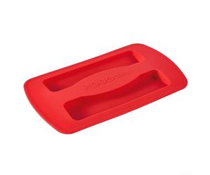 Grille de four grille-pain avec housse de protection en silicone, adaptée pour les fonctions de cuisson telles que la cuisson, le grillage et le gril avec avantages d'entretien des appareils (rouge (1