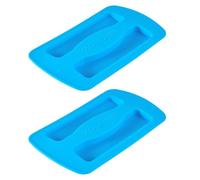 Grille de four polyvalente avec housse anti-poussière en silicone pour cuisine et maison, permet des résultats de cuisson constants (bleu)