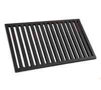 Grille de foyer d’angle 30x24 cm | 24x30 cm - Grille en acier pour cheminée, grille à cendres, grille de foyer robuste et résistante, grille de four | 300x240 mm | 240x300 mm | Épaisseur 12 mm