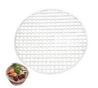Grille de foyer ronde - Grille de cuisson pour barbecue en barre d'acier, support de cuisson antiadhésif pour feu de camp, gril de foyer robuste | Grill de foyers ronde pour pizza rôtie, camping