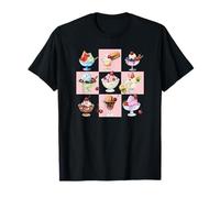 Grille de friandises à la crème glacée - Desserts colorés pour les amateurs de nourriture T-Shirt