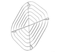 Grille de friteuse à air 2 en 1 pour friteuse à air, grille de cuisson en acier inoxydable, compatible avec FN101 et Crispi-Pro AS101, grille de cuisson multicouche (A)