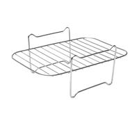 Grille de friteuse à air - Accessoires de cuisson pour friteuse à air, friteuse à air rectangulaire | Grille de cuisson polyvalente pour friteuse à air, refroidissement et séchage à double panier en