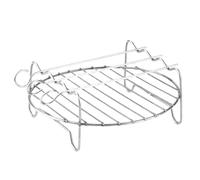 Grille de friteuse à air, support de 15,2 cm, 20,3 cm, accessoires de friteuse à air, grille de cuisson ronde en acier inoxydable