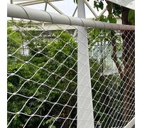 Grille De Garde-corps En Câble Souple, Filet En Câble D'acier Inoxydable | 1,5mm/8cm Filet De Protection Antichute, Filet En Corde Polyvalent, Pour Terrain De Football/Jardin/Ferme(2.5x3m)