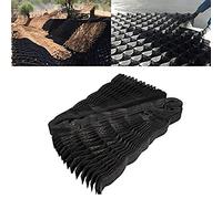 Grille de gazon en plastique de 5,1 cm - En polyéthylène haute densité flexible pour jardin, gravier, pavé, abris, allées, parkings (taille : 1 x 9 m)