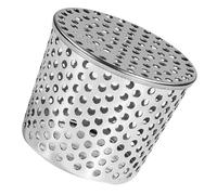 Grille de Gouttière Conique en Acier Inoxydable, Anti-obstruction | Crépine de Toit Perforée, Écoulement, Installation Facile, pour Salles de Bains et Balcons, Argenté