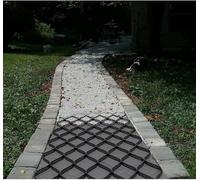Grille de gravier de 5,1 cm d'épaisseur - Système de stabilisation en nid d'abeille perméable pour aménagement paysager et allées 3 x 7 m / 10x23ft avec trous de drainage de l'eau de pluie