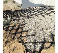 Grille de gravier pour contrôle de l'érosion sur pentes raides, systèmes de pavés en nid d'abeille pour murs de soutènement, 4 x 9 m, solution de stabilisation du gravier