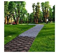 Grille de gravier robuste pour allées de 5,1 cm de hauteur, stabilisateur de sol géocell agricole, contrôle de la boue agricole, grille de gravier durable pour allées et aires de stationnement