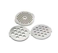 Grille De Hachoir À Viande De 54 Mm #5 Disque En Acier Inoxydable, Compatible Avec Moulinex, HV2 HV4 HV6 HV8 HV9 AA141 DKA1 ME405 620 DR7, Compatible Avec KRUPS, Anti-colmatage(3pcs 3-5.5-7.5mm)