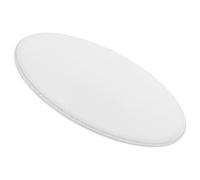 Grille de Haut-Parleur Encastrée 6,5 Pouces Blanche en Métal | Maille Ronde Anneau de Finition, Réduit les Vibrations, pour Plafond et Mur, Usage Audio Domestique