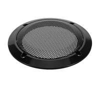 Grille de Haut-parleur Voiture Noire en Métal Abs, Structure Grillagée