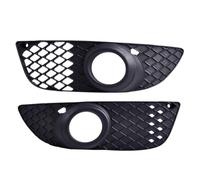 Grille de Lampe Brouillard 1 Paire Compatible avec Mitsubishi Pour Lancer 2008-2013 8321A263 8321A264 Cadre feu antibrouillard avant