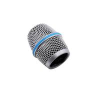 Grille de microphone de rechange RK312 pour émetteur portatif Shure QLXD2/B87A, avec bande bleue, couleur argent, 1 pièce