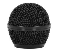 Grille de Microphone de Remplacement pour SM58S BETA58 BETA58A SA M30 UT2, Compatible avec Shure PGX24 SLX4, avec Bonnette en Mousse Intégrée, Grille en Acier Durci, Haut