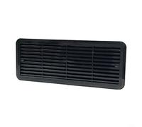 Grille de montage 62445480 pour réfrigérateur Thetford, caravane, camping-car, blanc, noir, matériau ABS, 483 x 186 mm, ouverture de ventilation (noir)