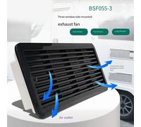 Grille de montage de ventilation de réfrigérateur de voiture, pièces de camping-car pour Grille de montage de ventilation de réfrigérateur Thetford 62445480, accessoires de caravane RV White