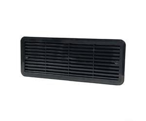 Grille de montage pour évent de réfrigérateur 62445480 Convient pour camping-car et autocaravane Thetford, 483 mm x 186 mm (Noir)