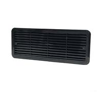 Grille de montage pour grille d'aération de réfrigérateur 483 186 mm, pour Thetford pour caravane, compatible avec 624454800 (noir)