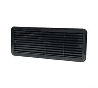 Grille de montage pour grille d'aération de réfrigérateur 62445480 pour camping-car Thetford 483 mm x 186 mm (Noir)