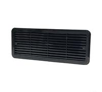 Grille de montage pour grille d'aération de réfrigérateur Thetford - 483 x 186 mm - En ABS - Compatible avec réfrigérateur - Blanc et noir