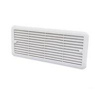 Grille de montage pour grille d'aération de réfrigérateur Thetford (blanc) | Housse de ventilation résistante aux intempéries pour caravane et camping-car