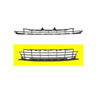 GRILLE DE PARE-CHOC AVANT >09 SPORT INFERIEUR NOIR pour PEUGEOT - 207 - 3P-5P