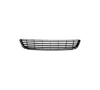 Grille de pare-choc avant centrale avec moulure chromée compatible avec Volkswagen Golf 6 2008-2012