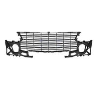 Grille de pare-choc avant centrale noire avec trous pour moulures Peugeot 307 phase 2 2005-2009 - 7414NW