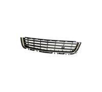 Grille de pare-choc avant centrale noire et chromée Opel Astra H phase 2 2007-2009 - 1400417 / 13247248