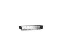 Grille de pare-choc avant centrale noire ouverte et trou pour moulure compatible avec Volkswagen Touran 3 depuis 2015