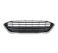 Grille de pare-choc avant centrale supérieure noire et chromée Ford Focus 4 phase 1 2018-2022 - 2292763