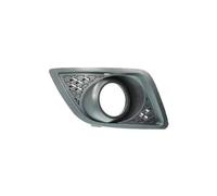 Grille de pare-choc avant droite avec trou anti-brouillard compatible avec Ford Fiesta MK5 phase 2 2005-2008