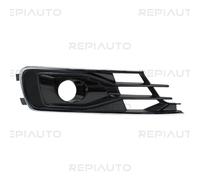 Grille de pare-choc avant droite noire contour chromé trou anti-brouillard Audi A6 4 (4G2-C7-4GC/4G5-C7-4GD) phase 2 2014-2018 - 4G0807648AT94