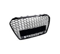 Grille de pare-choc avant en nid d'abeille noir brillant pour Audi A5 S5 8T 2012-17