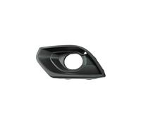 Grille de pare-choc avant gauche noire avec trou anti-brouillard compatible avec Opel Corsa E 2015-2019