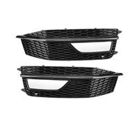 Grille de Pare-choc Pour A4 B8 Pour S-Line S4 2012-2015 Grille Phare Antibrouillard Pare-chocs Avant 1 Paire Couvercle Calandre Phare Antibrouillard Voiture Calandre Pare-chocs