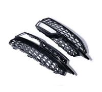 Grille de pare-chocs avant antibrouillards en nid d'abeille | Compatible avec Audi A3 S-Line S3 2013-2016 8V3807681G 8V3807682G(Glossy Black)