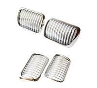 Grille de pare-chocs avant Compatible Avec BMW Pour Série 3 E36 1997 1998 1999 Calandre Avant Double Ou Simple Calandre De Capot Accessoires Automobiles(C)