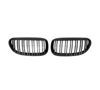 Grille de pare-chocs avant Compatible Avec Pour Série 6 E63 E64 2004 2005 2006 2007 2008 2009 2010 Grilles De Pare-chocs Avant De Voiture Remplacement De La Calandre Avant À Double Rein(Glossy Black)