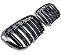 Grille de Pare-Chocs Avant de Voiture pour BMW X1 F48 F49 2015-2019 Grille De Calandre Couverture Capot Avant en Maille Nid d'abeille