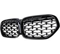 Grille de Pare-Chocs Avant de Voiture pour BMW X1 F48 LCI 2020-2022 Grille De Calandre Couverture Capot Avant en Maille Nid d'abeille