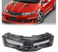 Grille de Pare-Chocs Avant de Voiture pour Civic FN FK FN2 Type R 2008 2009 2010 2011 Calandres Avant Radiateur Couverture Capot Avant en Maille Nid d'abeille